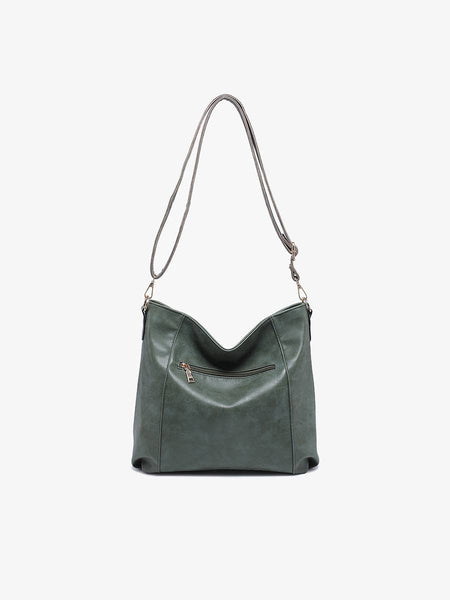 Mina Distressed Hobo Bag
