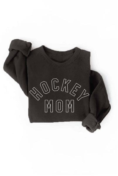 HOCKEY MOM Sweatshirt: HEATHER DUST