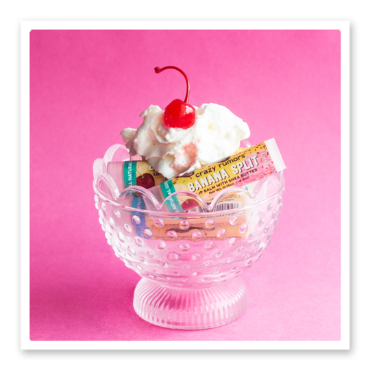 Vegan Banana Split Lip Balm