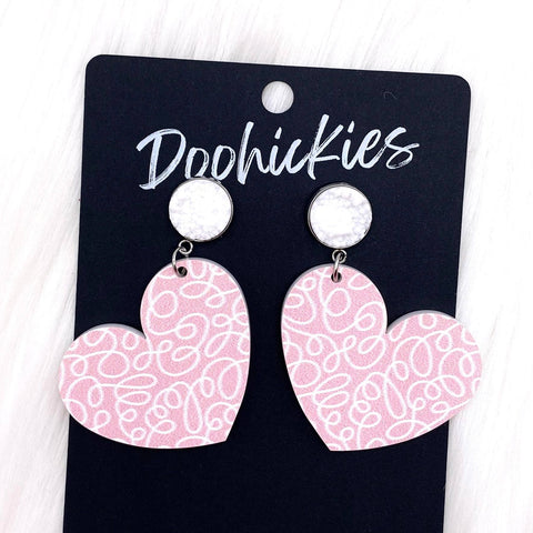 Scrolling Heart Dangles