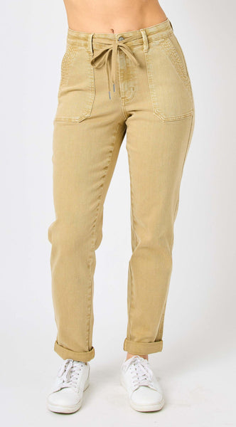 Stassi Khaki Judy Blue Joggers