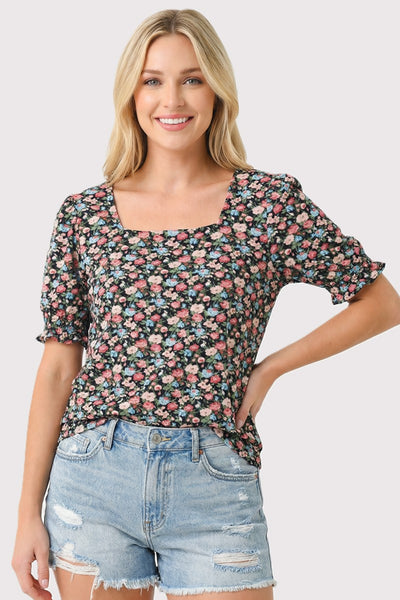 Kim Floral Printed Top