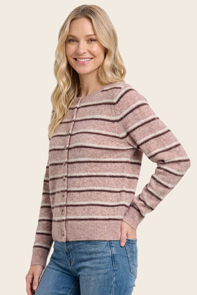 Dolly Double Striped Cardigan