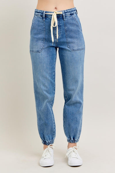 Gracie Judy Blue Denim Joggers