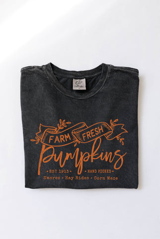 Black Fresh Pumpkins Shirts