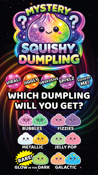 Fun Doh Mystery Dumpling Squishy Toy | 12-Piece Display: Wholesale Price
