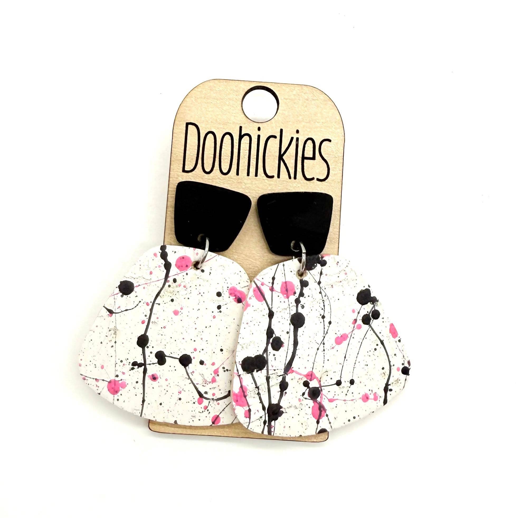 Paint Splatter Earrings
