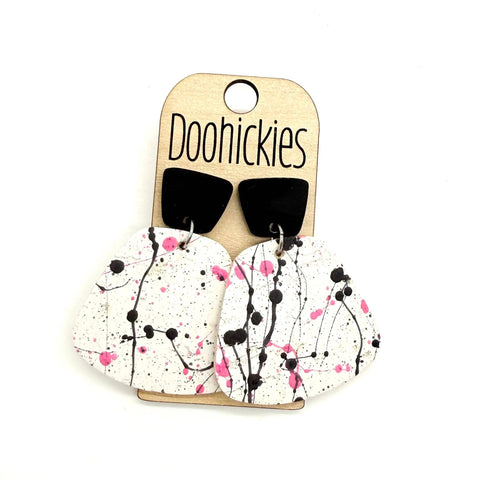 Paint Splatter Earrings
