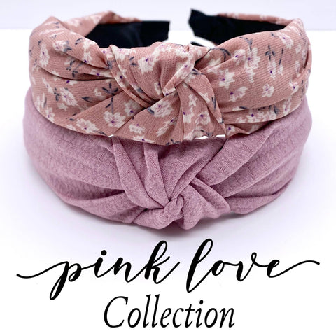 Pink Love Headbands