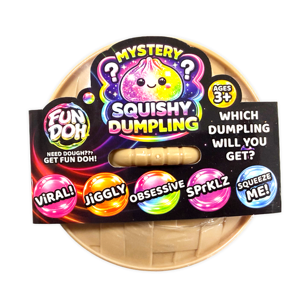 Fun Doh Mystery Dumpling Squishy Toy | 12-Piece Display: Wholesale Price