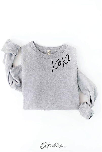 XOXO Graphic Sweatshirt: MAUVE