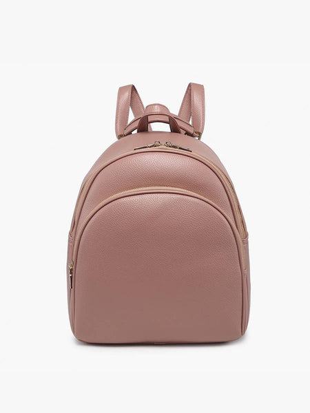 Simone Round Backpack w/ Front Pocket