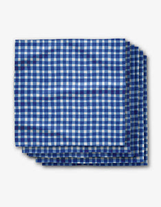 Summer Plaid Dinner Napkin Set