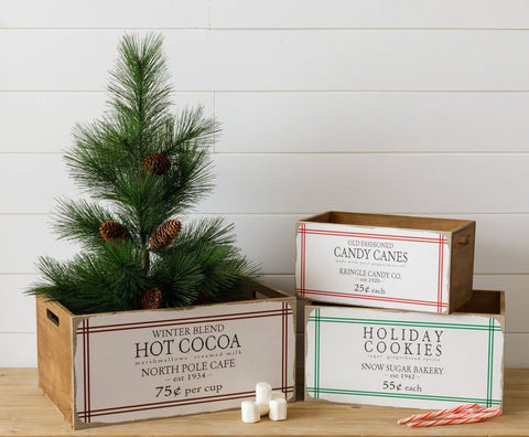 Crates - Hot Cocoa, Holiday Cookies, Candy Canes