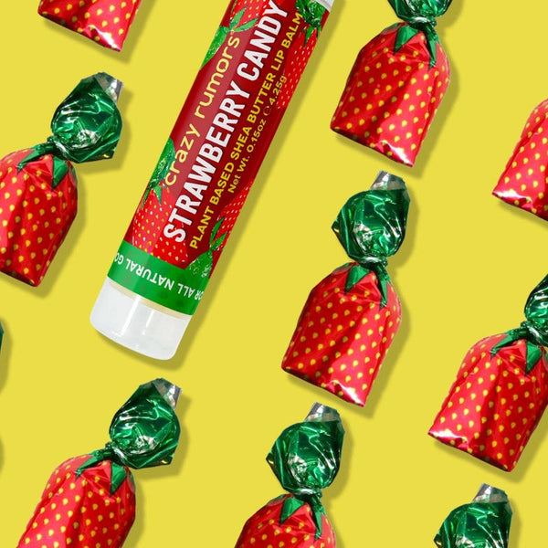 Vegan Strawberry Candy  Lip Balm