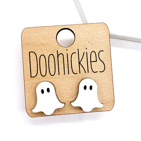 Ghost Spooky Studs