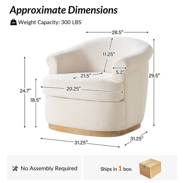 Loki Swivel Chair: Moss
