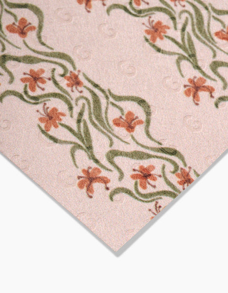 Floral Fall Stripe Not Paper Towel