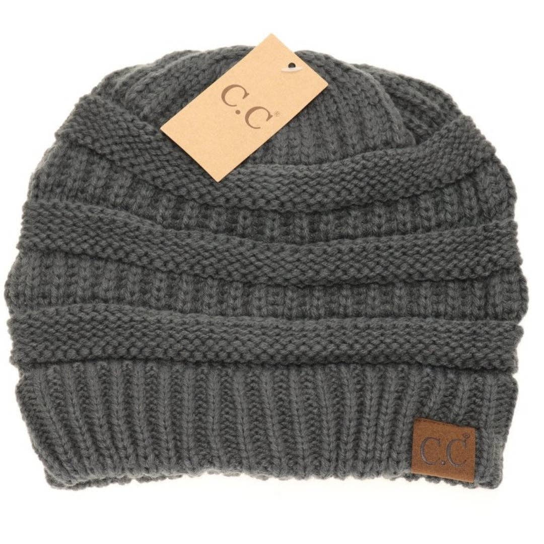 Classic Teal Grey CC Beanie