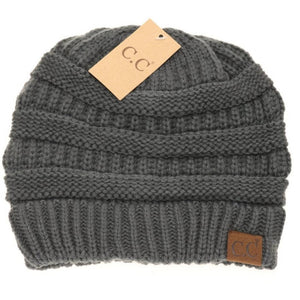 Classic Teal Grey CC Beanie