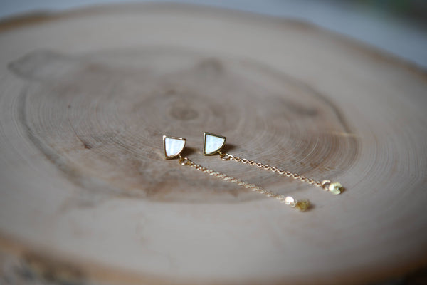 Shell Chain Earrings