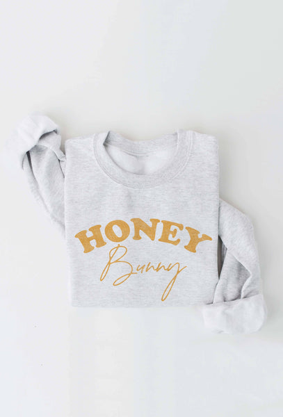 HONEY BUNNY Sweatshirt: Eggshell