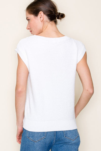 Jade Pullover Waffle Top