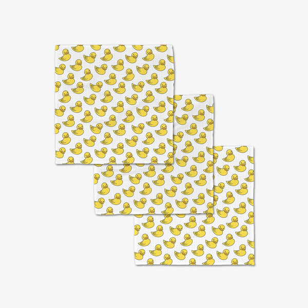 Duckies Luxe Washcloth Set
