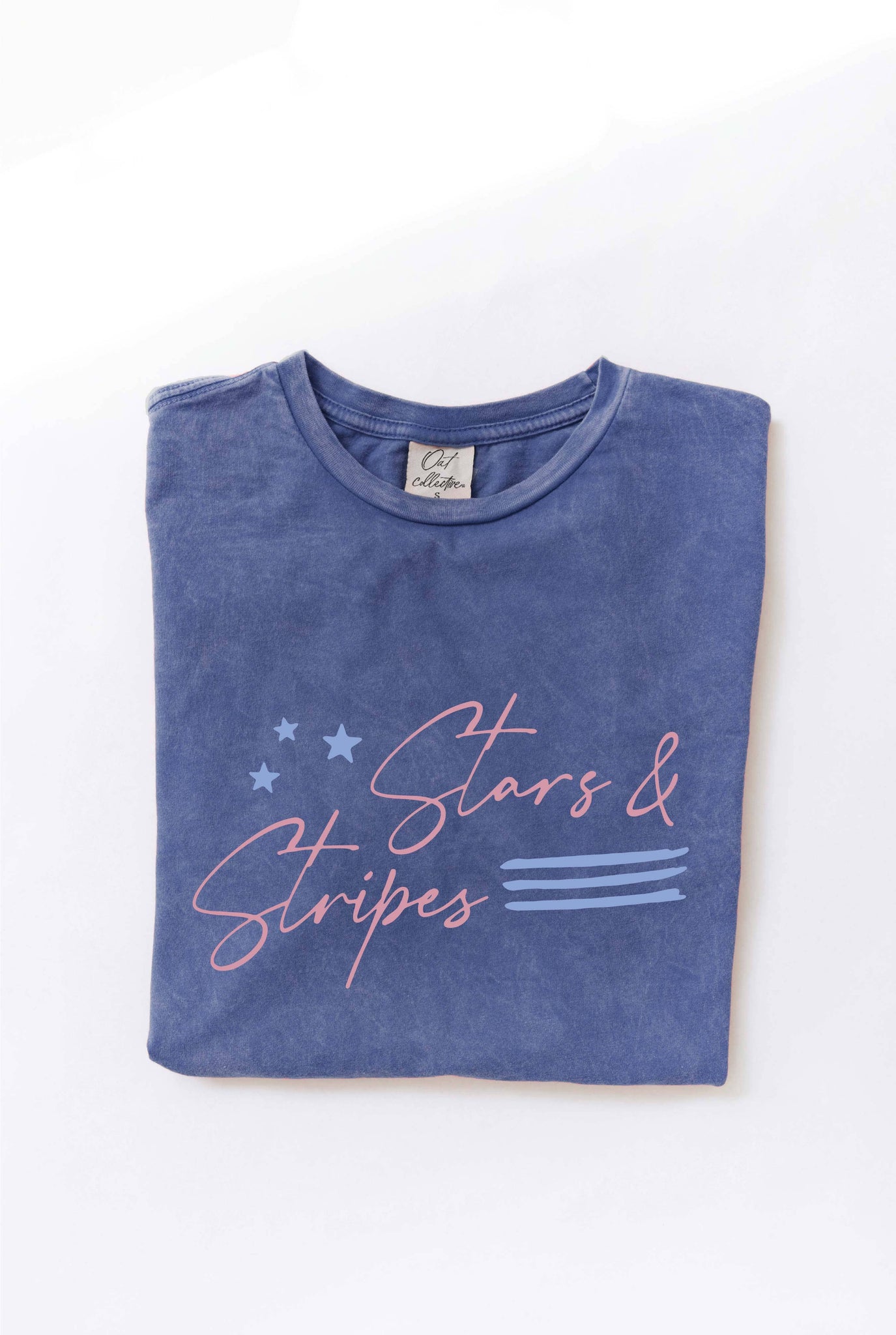 Blue STARS AND STRIPES Top