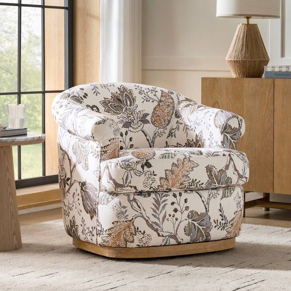 Loki Swivel Chair: Moss