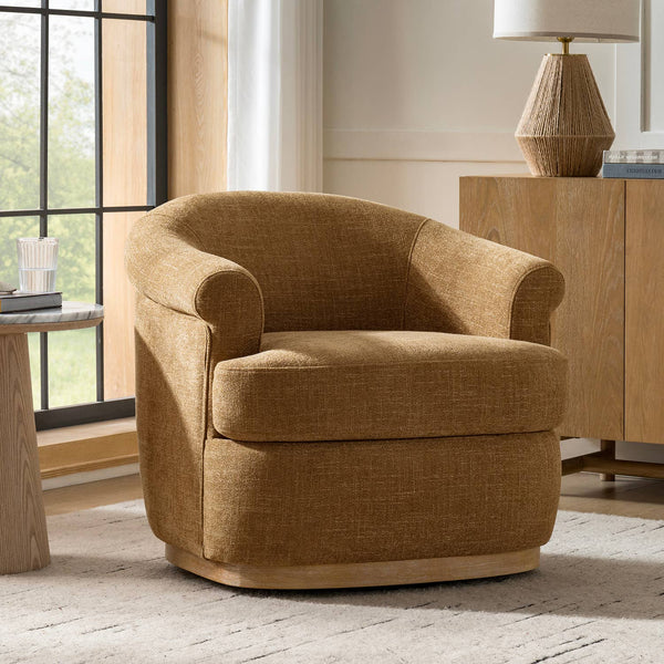 Loki Swivel Chair: Moss