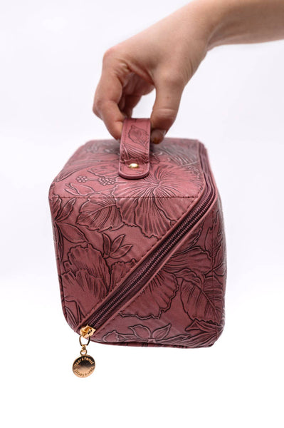 Life In Luxury Cosmetic Bag Merlot