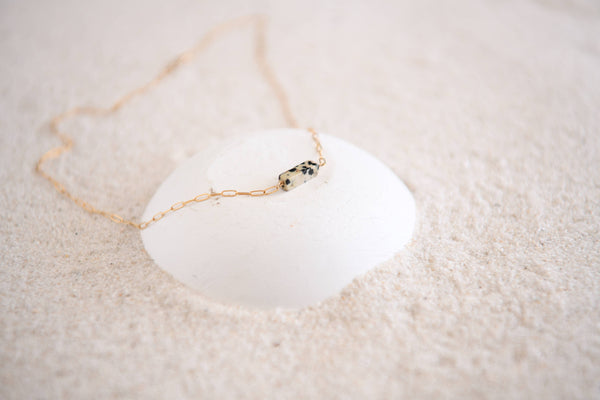 Dalmation Paperclip Necklace