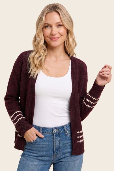 Honeycomb Textured Cardigan