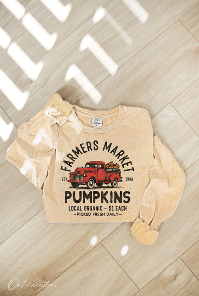 FARMERS MARKET Pink Long Sleeve Top