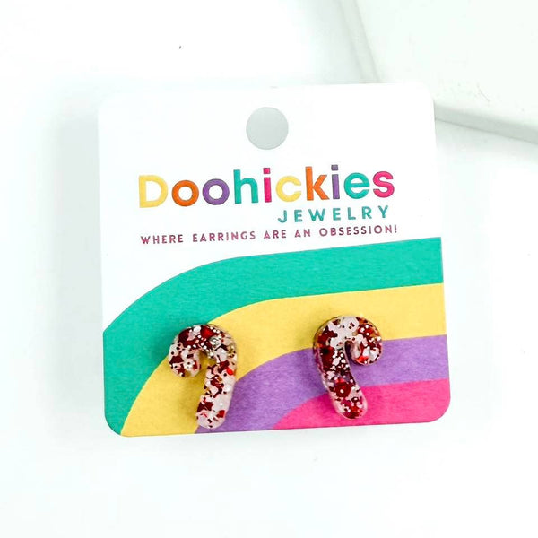 Candy Cane Studs