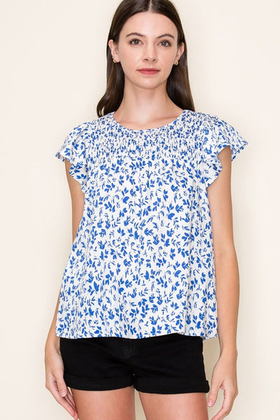 Jessica Floral Babydoll Top