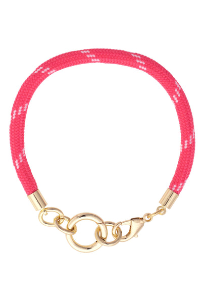 Goldie Paracord Charm Bracelet Base: Red