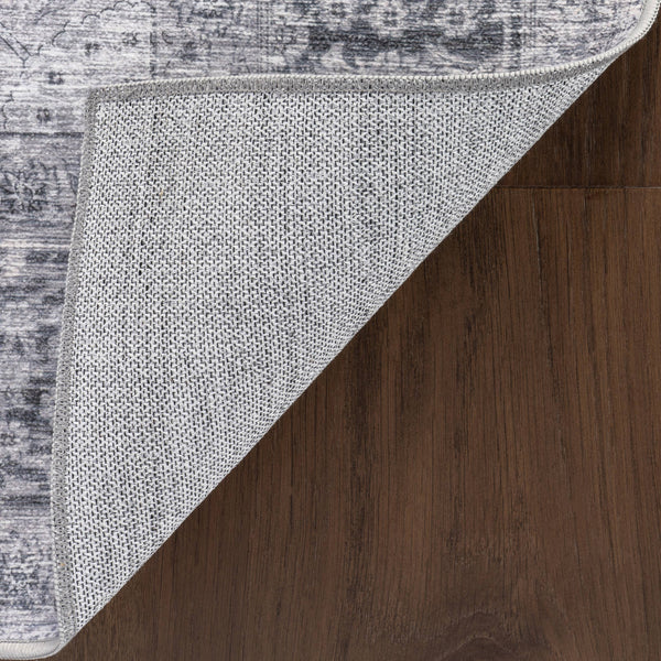 Bayberry Spill Proof Vintage Machine Washable Area Rug: Brown / 3' x 5'