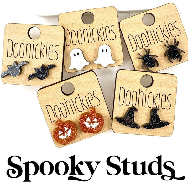 Ghost Spooky Studs