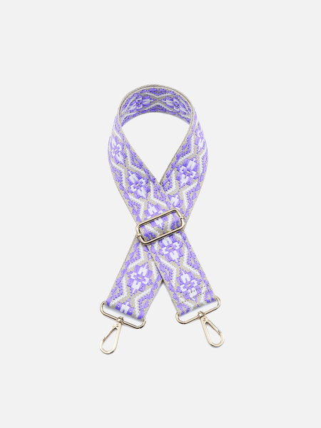 Black/Blue Tribal Guitar Strap