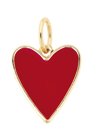 Enamel Heart Charm