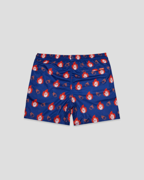 Flamethrower Diamond Air Mesh Shorts