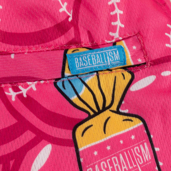 Doubles and Bubbles Mesh Pink Shorts