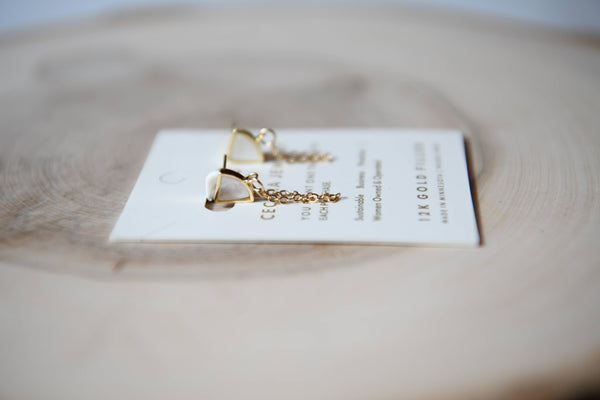 Shell Chain Earrings