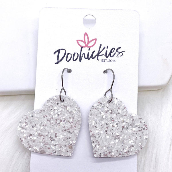 Gold Glitter Cork Hearts