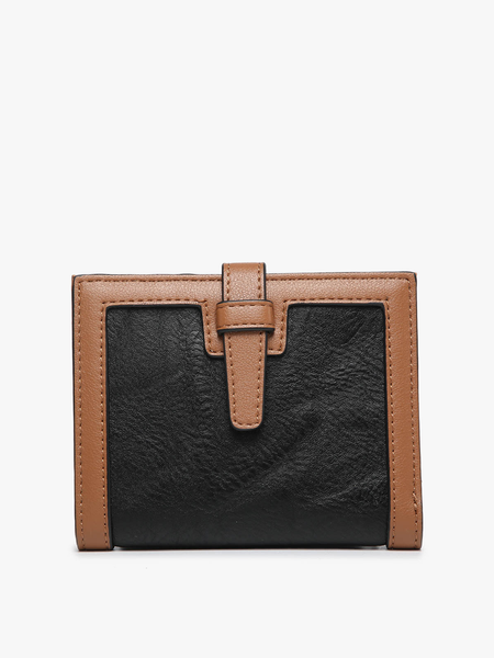 Bessie Canvas Wallet w/ Slip Closure