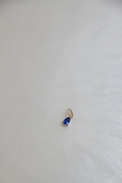 Teardrop Birthstone Charms