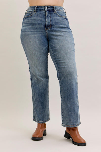 Kendra Straight Fit Tummy Control Jeans