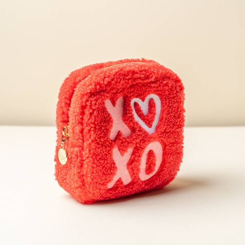 XOXO Square Teddy Pouch